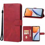 For vivo Y28 5G Leather Phone Case(Red)