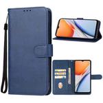 For vivo Y28 5G Leather Phone Case(Blue)
