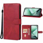For vivo iQOO Z9x Leather Phone Case(Red)