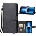 For vivo iQOO Neo9s Pro Leather Phone Case(Black)