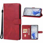 For vivo S19 Leather Phone Case(Red)