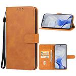 For vivo S19 Pro Leather Phone Case(Brown)