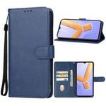 For vivo Y28s Leather Phone Case(Blue)