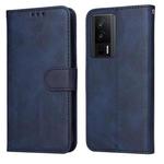 For Xiaomi Redmi K60 / K60 Pro Classic Calf Texture Flip Leather Phone Case(Blue)