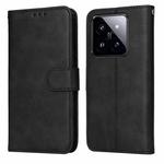 For Xiaomi 14 Pro Classic Calf Texture Flip Leather Phone Case(Black)