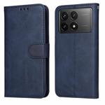 For Xiaomi Redmi K70 / K70 Pro Classic Calf Texture Flip Leather Phone Case(Blue)