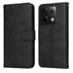 For Xiaomi Redmi Note13 Pro 5G Global Classic Calf Texture Flip Leather Phone Case(Black)