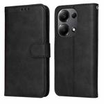 For Xiaomi Redmi Note13 Pro 4G Global/Poco M6 Pro 4G Classic Calf Texture Flip Leather Phone Case(Black)
