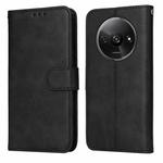 For Xiaomi Redmi A3 Classic Calf Texture Flip Leather Phone Case(Black)