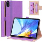 WY-2099 For Huawei Honor V6 10.4 inch 2020 Business Retro Texture Horizontal Flip Leather Case with Holder & Card Slots & Hand Strap(Purple)
