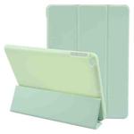 For iPad 9.7 2018 & 2017 / Air / Air2 GEBEI 3-folding Holder Shockproof Flip Leather Tablet Case(Green)