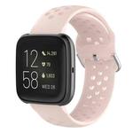23mm For Fitbit Blaze / Fitbit Versa 2 Universal Sport Silicone Watch Band(Pink)