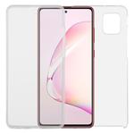 For Samsung Galaxy Note10 Lite PC+TPU Ultra-Thin Double-Sided All-Inclusive Transparent Mobile Phone Case