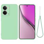 For Realme P3 5G / Narzo 80x 5G Pure Color Liquid Silicone Shockproof Phone Case(Green)