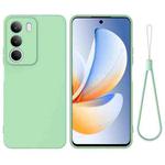 For Realme C71 4G Solid Color Liquid Silicone Dropproof Full Coverage Phone Case(Green)