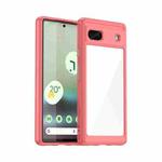 For Google Pixel 6A Colorful Series Acrylic + TPU Phone Case(Red)