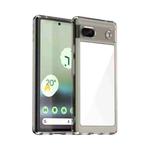 For Google Pixel 6A Colorful Series Acrylic + TPU Phone Case(Transparent Grey)