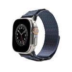 Nylon Two Section Watch Band For Apple Watch 8 41mm(Blue)