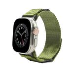 Nylon Two Section Watch Band For Apple Watch 2 38mm(Dark Green)