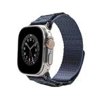 Nylon Two Section Watch Band For Apple Watch SE 2023 44mm(Blue)