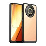 For Realme Narzo 60 Colorful Series Acrylic Hybrid TPU Phone Case(Black)