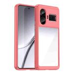 For Realme GT5 Colorful Series Acrylic Hybrid TPU Phone Case(Red)