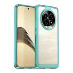 For Realme 13 Pro+ 5G Colorful Series Acrylic Hybrid TPU Phone Case(Transparent Blue)