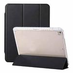 For iPad 10.2 2021 / 2020 / 10.5 3-Fold Lock Buckle Leather Smart Tablet Case(Black)
