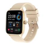 T19 Pro 1.96 inch IP67 Waterproof Silicone Band Smart Watch, Supports Dual-mode Bluetooth Call / Heart Rate Monitoring(Gold)