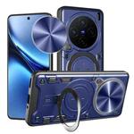 For vivo X200 5G CD Texture Sliding Camshield Magnetic Holder Phone Case(Blue)