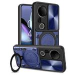 For vivo S20 Pro / T4 Ultra 5G CD Texture Sliding Camshield Magnetic Holder Phone Case(Blue)