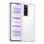 For Xiaomi Poco F5 Pro Colorful Series Acrylic Hybrid TPU Phone Case(Transparent)