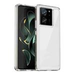 For Xiaomi Redmi K60 Ultra Colorful Series Acrylic Hybrid TPU Phone Case(Transparent)