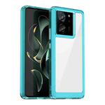 For Xiaomi 13T Colorful Series Acrylic Hybrid TPU Phone Case(Transparent Blue)