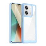 For Xiaomi Redmi Note 13 5G Colorful Series Acrylic Hybrid TPU Phone Case(Blue)