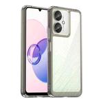 For Xiaomi Poco C65 Colorful Series Acrylic Hybrid TPU Phone Case(Transparent Grey)