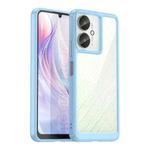 For Xiaomi Redmi 13C 5G Colorful Series Acrylic Hybrid TPU Phone Case(Blue)