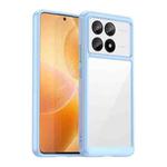 For Xiaomi Redmi K70E Colorful Series Acrylic Hybrid TPU Phone Case(Blue)