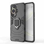 For Huawei nova 11 Pro Magnetic Ring Holder PC + TPU Phone Case(Black)