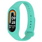 For Xiaomi Mi Band 8 Integrated Silicone Replacement Watch Band(Teal)