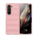 For Samsung Galaxy Z Fold5 Skin Feel Magic Shield Shockproof Phone Case(Pink)