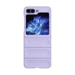 For Samsung Galaxy Z Flip5 Skin Feel Magic Shield Shockproof Phone Case(Purple)