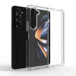 For Samsung Galaxy Z Fold5 Transparent PC + TPU Shockproof Phone Case