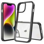 For iPhone 15 Scratchproof Acrylic TPU Phone Case(Black)