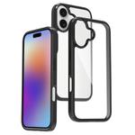 For iPhone 17 Scratchproof Acrylic TPU Phone Case(Black)