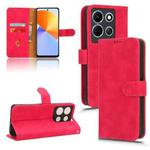 For Infinix Note 30 4G Skin Feel Magnetic Flip Leather Phone Case(Rose Red)