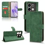 For Infinix Zero 30 5G Skin Feel Magnetic Flip Leather Phone Case(Green)