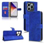 For Infinix Note 40X 5G Skin Feel Magnetic Flip Leather Phone Case(Blue)