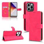 For Infinix Note 40X 5G Skin Feel Magnetic Flip Leather Phone Case(Rose Red)