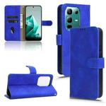 For Infinix Note 50x Skin Feel Magnetic Flip Leather Phone Case(Blue)